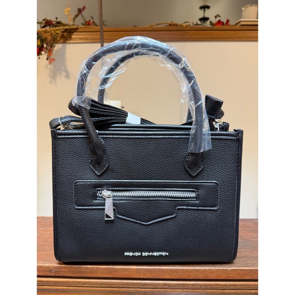 French Connection Handbags - French connection black over the shoulder/ hand bag purse